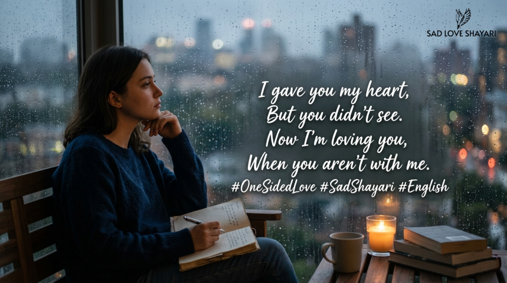 sad love shayari in english