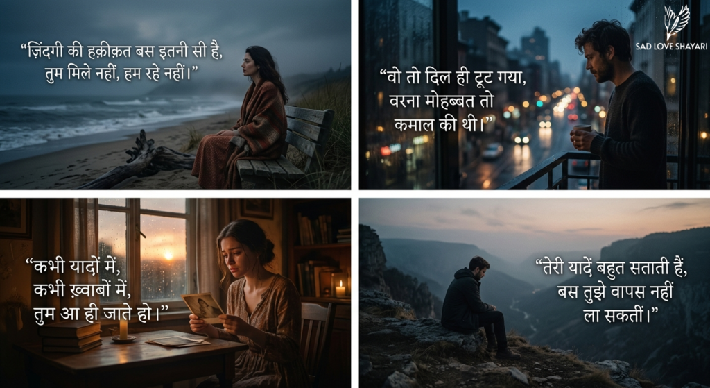 Heart Touching Sad Love Shayari in hindi