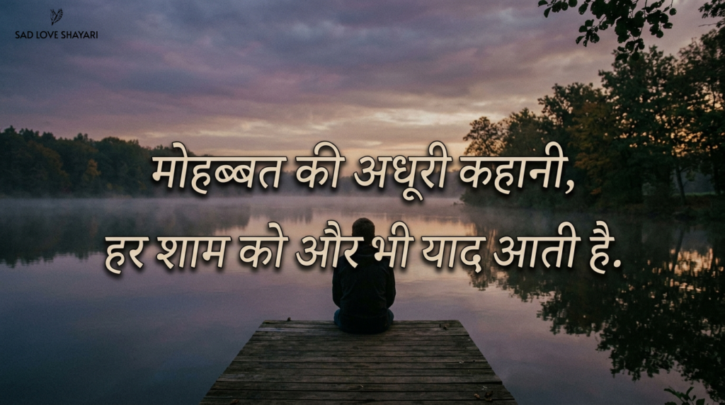 Sad Love Shayari