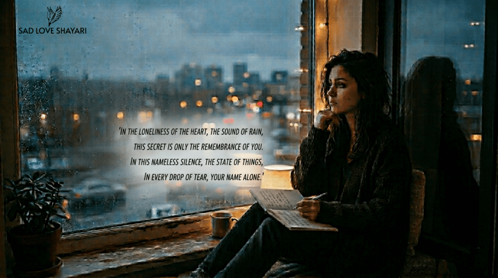 sad love shayari in english