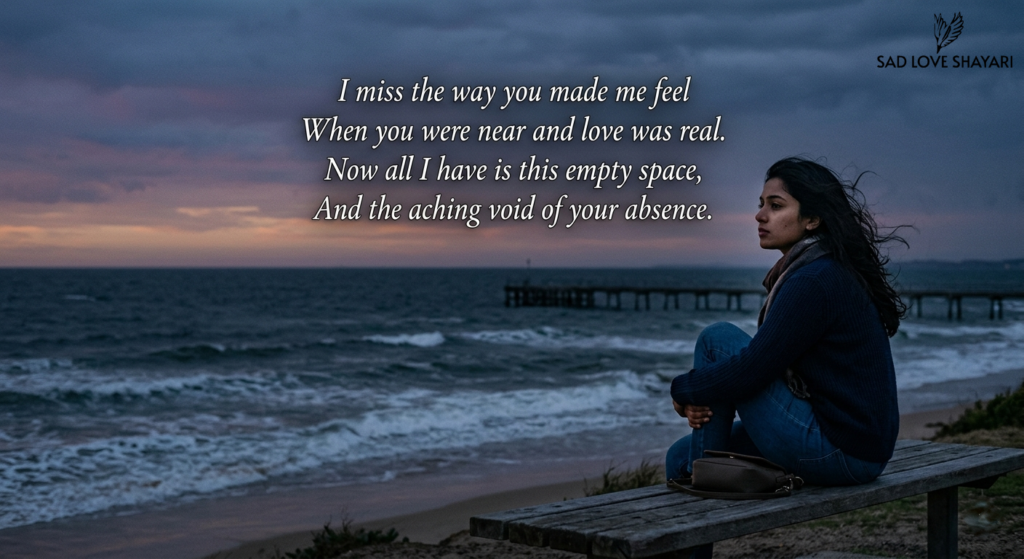 sad love shayari in english