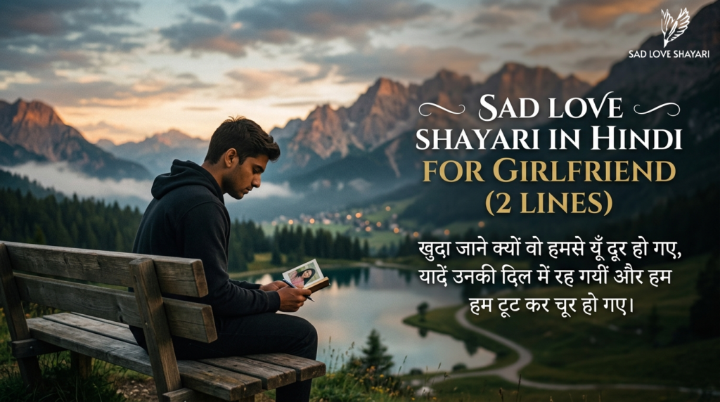 Hindi Shayari Love Sad 2 Lines