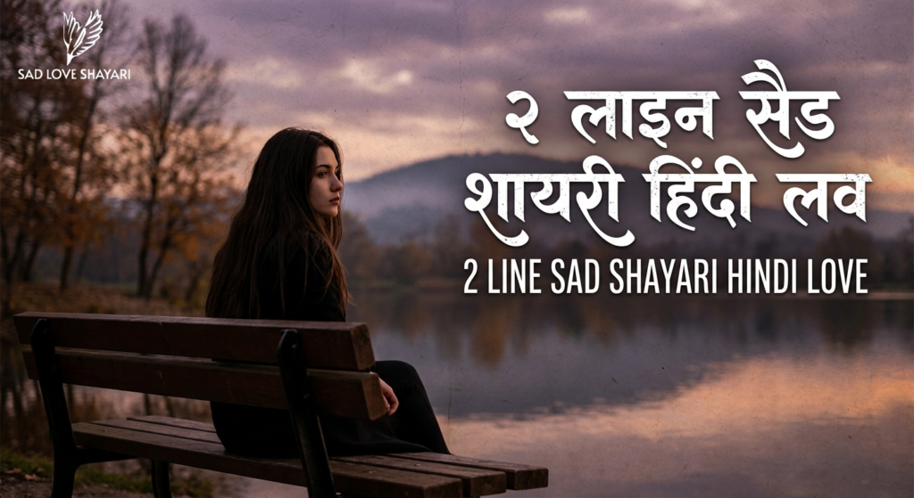 Hindi Shayari Love Sad 2 Lines