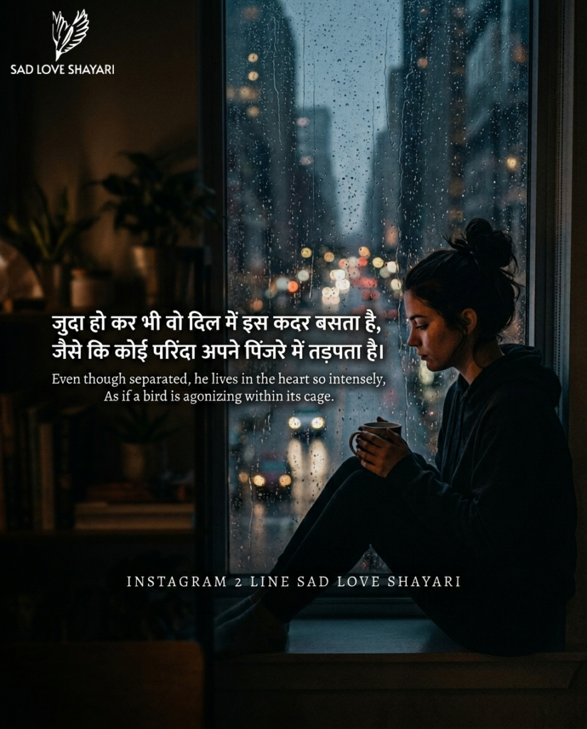 Hindi Shayari Love Sad 2 Lines
